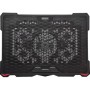 Cooling pad Serioux, SRXNCP035, Dimensiuni: 415*295*27mm , Compatibilitate maxima laptop: 17.3 inch, Numar ventilatoare: 5, Dime